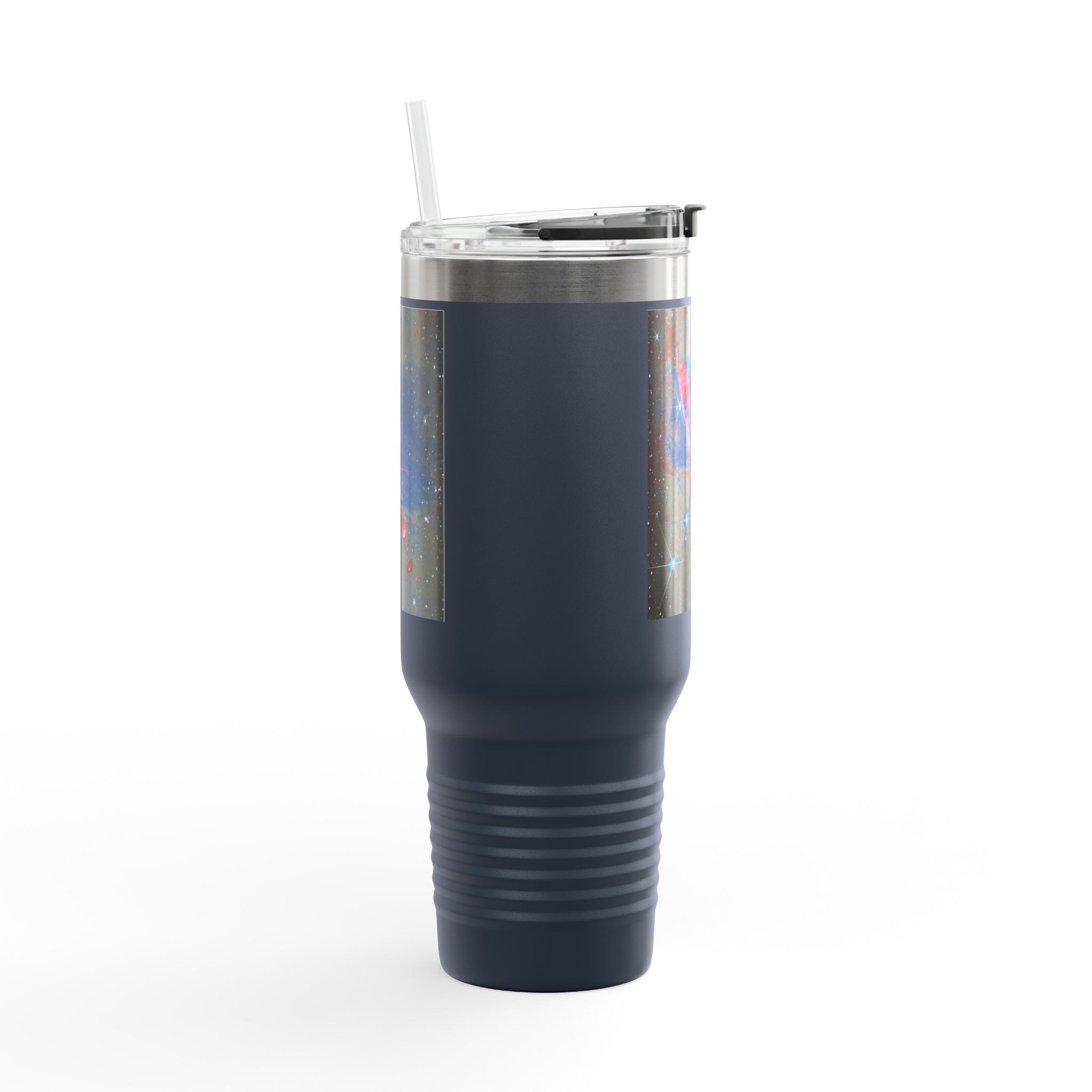Mug de voyage isotherme 40oz Nébuleuse cosmique avec étoiles | Gobelet isotherme Galaxie spatiale
