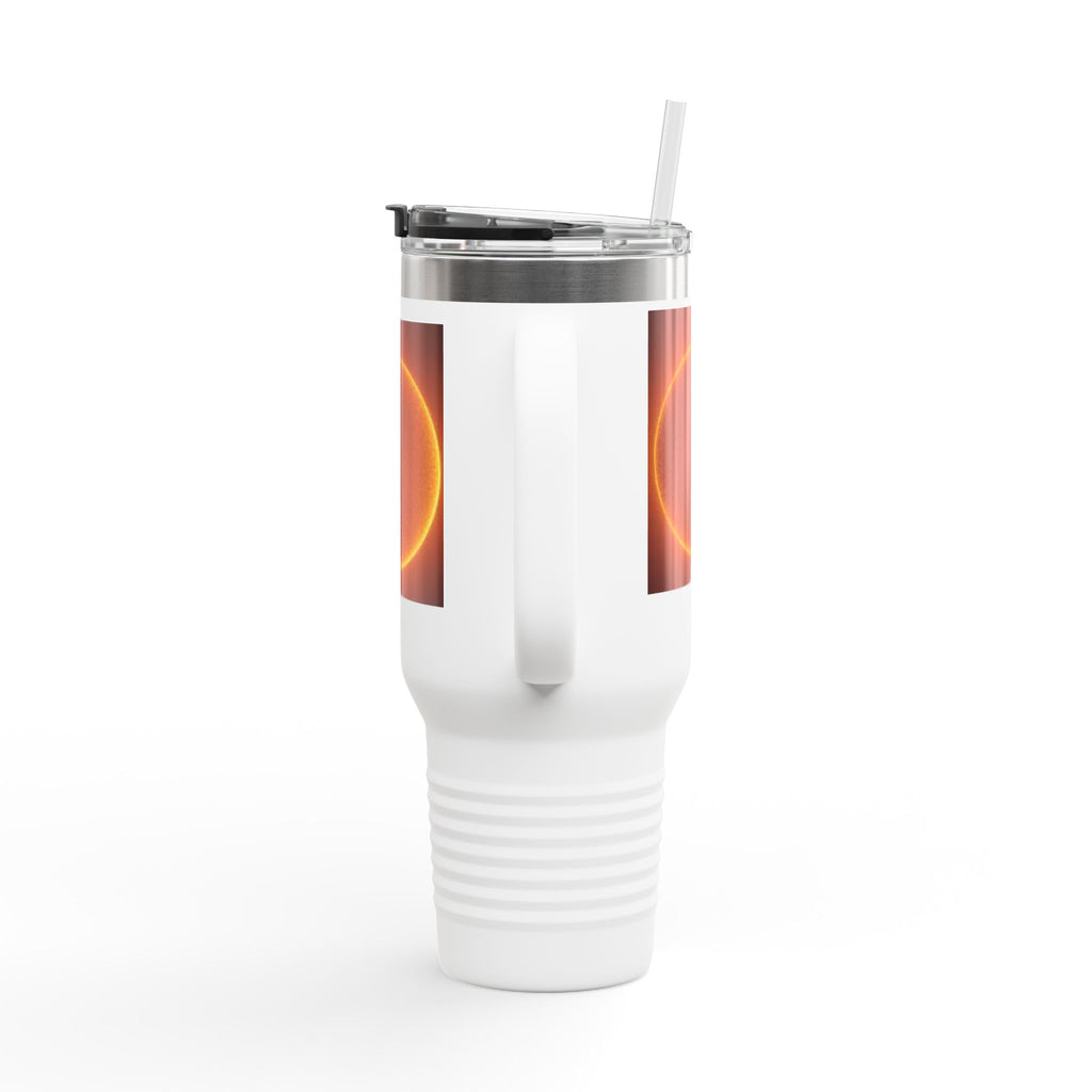 Glowing Solar Disc Travel Mug | 40oz Insulated Tumbler