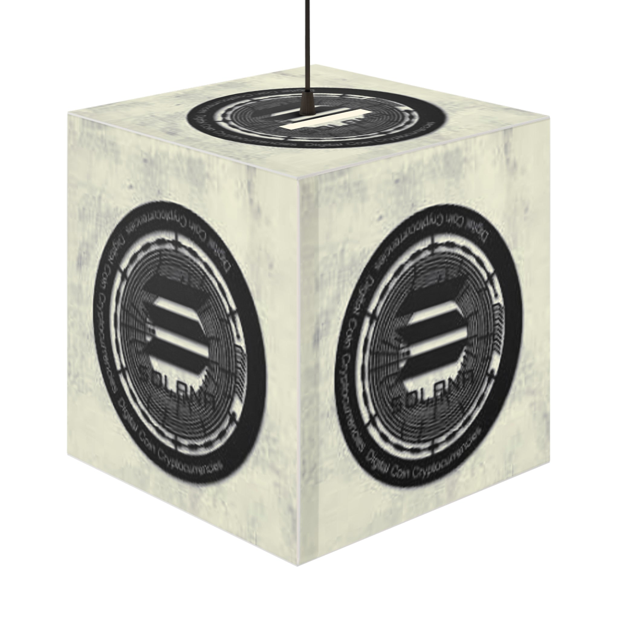 Solana Logo Light Cube Lamp | Cryptocurrency Crypto Nightlight