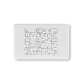 Dotted Alphabet & Numbers Baby Fitted Crib Sheet