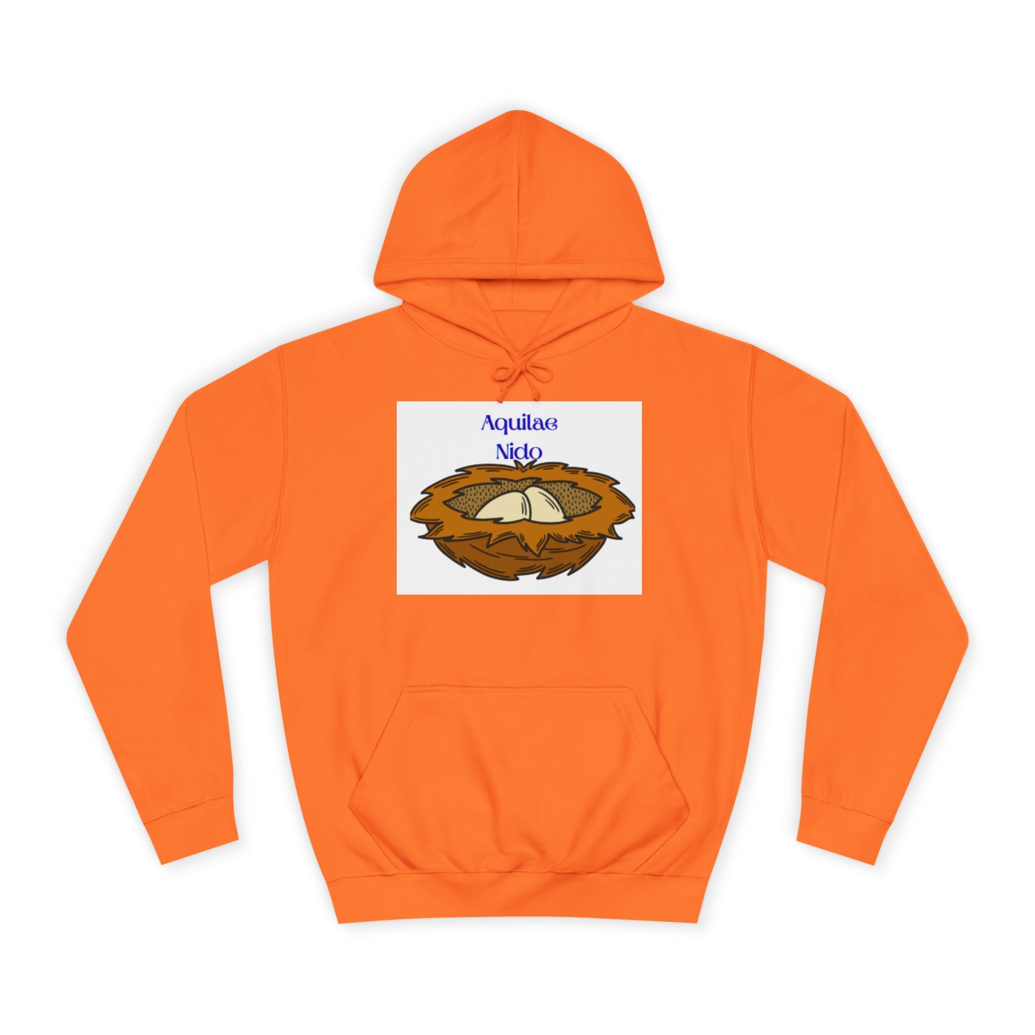 Sweat à capuche illustration Nid Aquilae Nido | Style blason universitaire