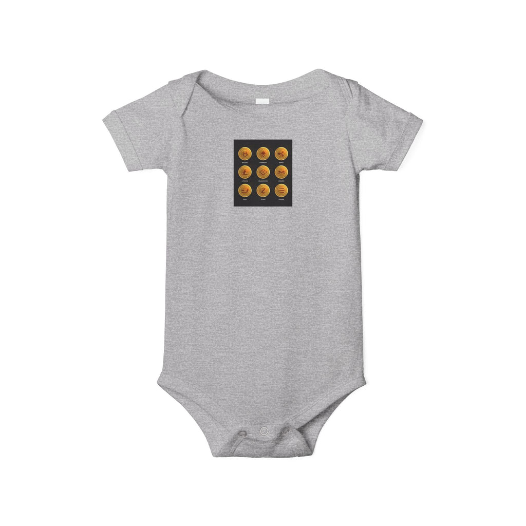 Cryptocurrency Coins Infant One Piece | Fall Baby Bodysuit
