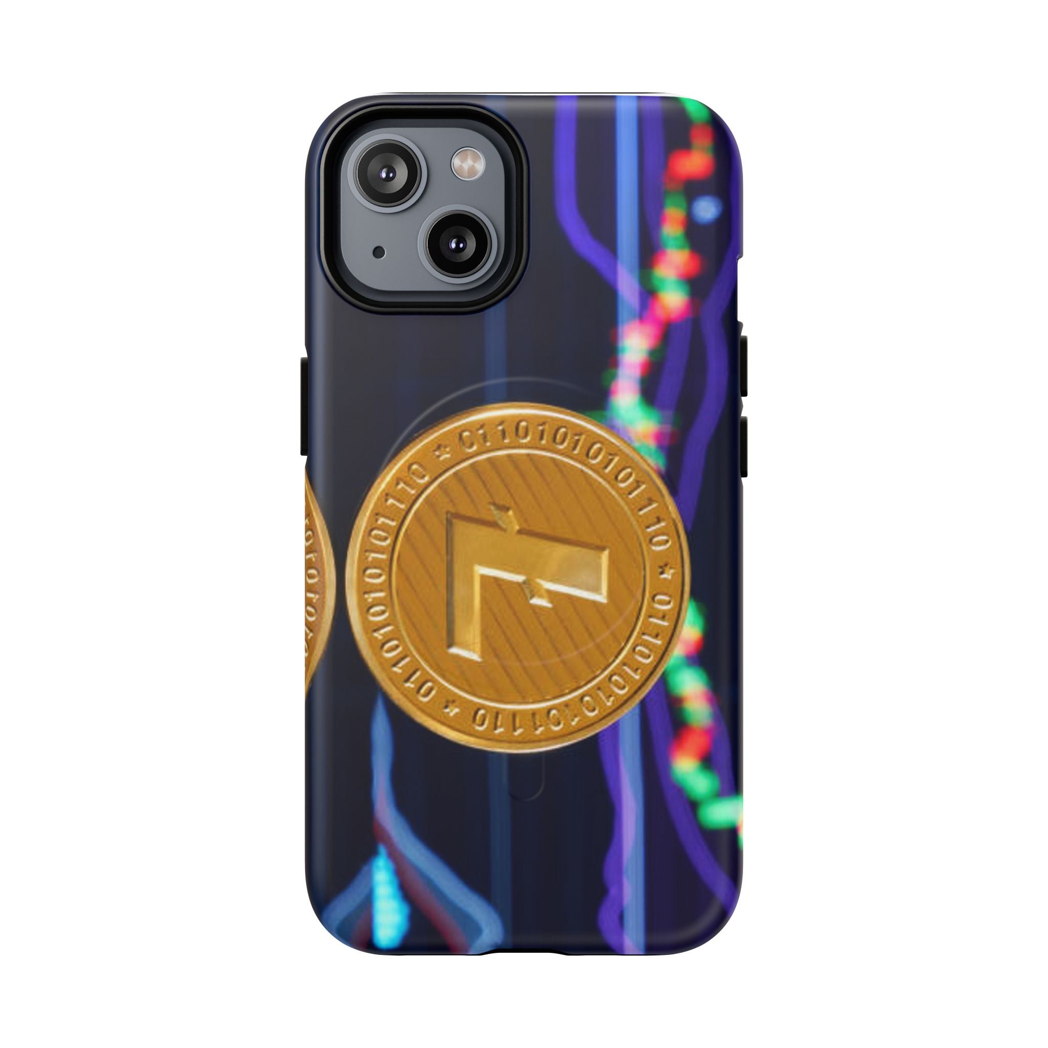 Coque de téléphone Litecoin Crypto Coin | Coque magnétique résistante, design Blockchain