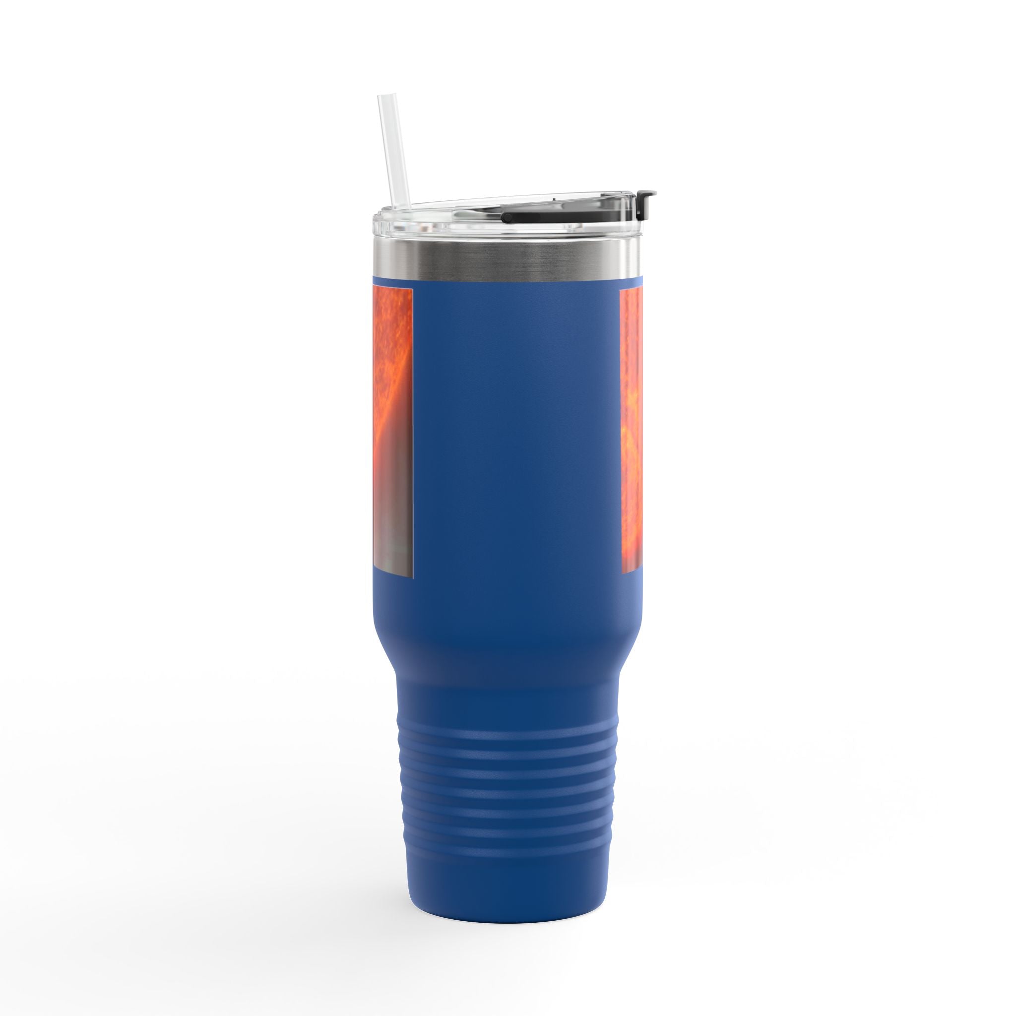 Mug de voyage isotherme 40 oz, photo rapprochée du soleil
