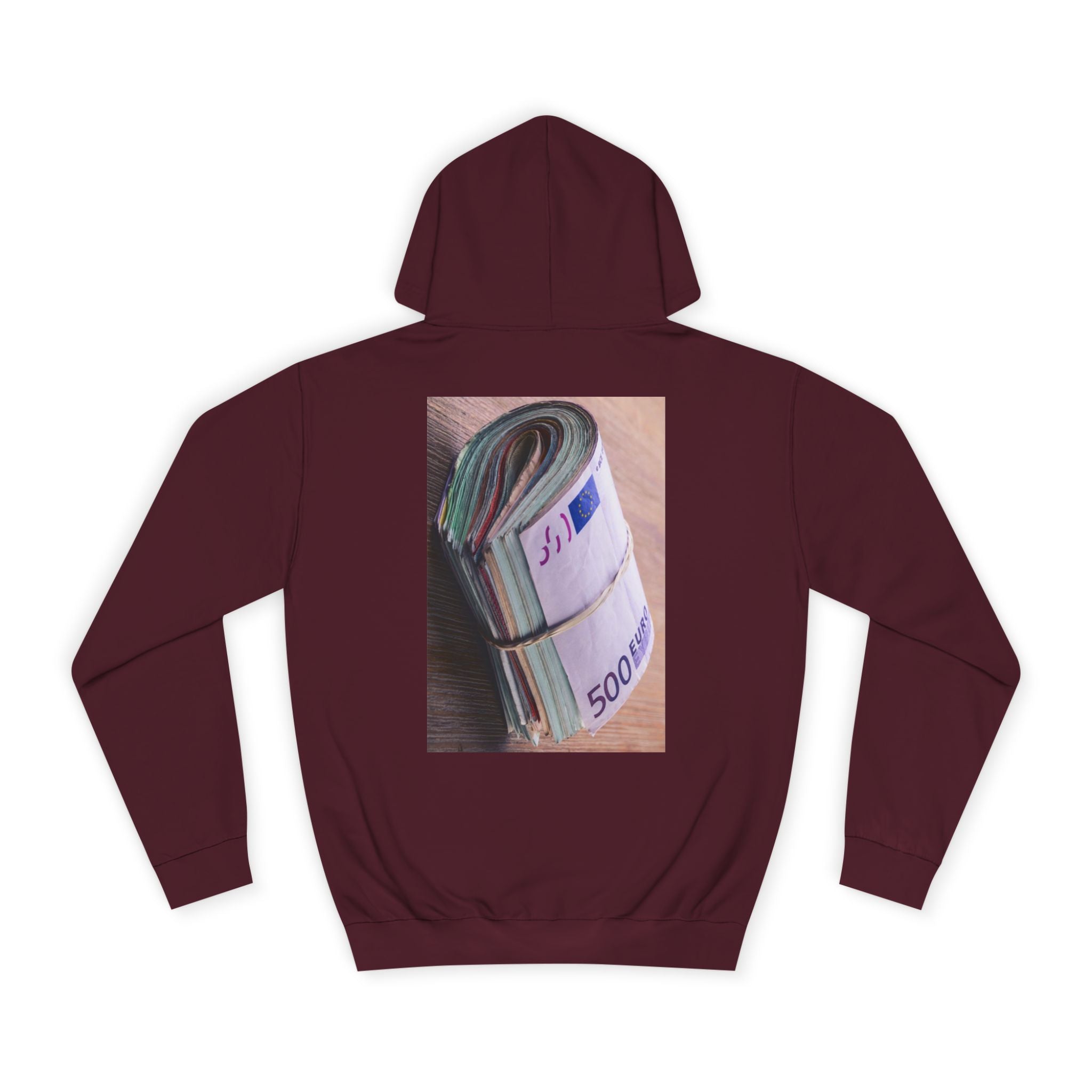 Rolled Currency Stack Hoodie | Money Print, Cash Bundle