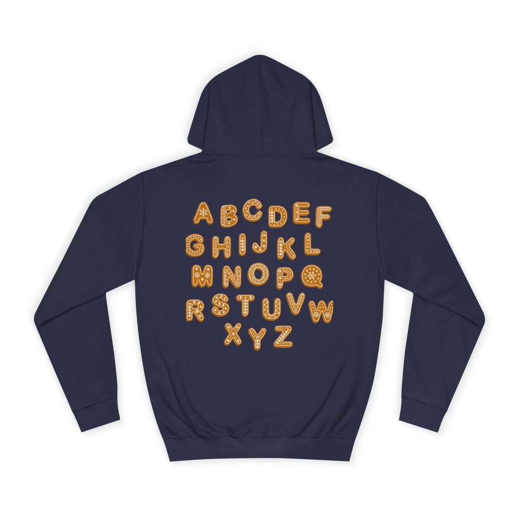 Cookie Alphabet Hoodie | Letters A to Z Cookie Font Sweatshirt